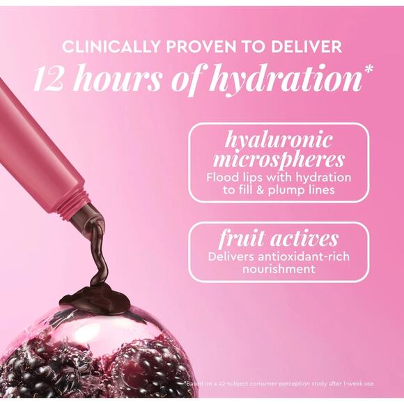 $22 New Glow Recipe Glass Balm Lip Treatment - BlackBerry Bingsoo - Picture 3 of 7